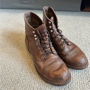 Redwing Lace Up Iron Ranger Leather Boots Men’s